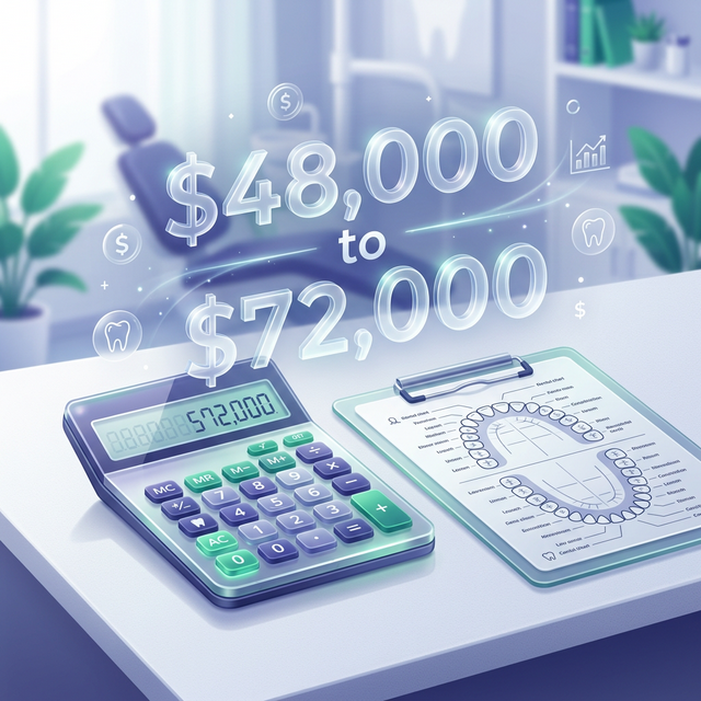 Dental revenue loss calculation